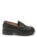 Loafers με φάσα με σχέδιο, πράσινο