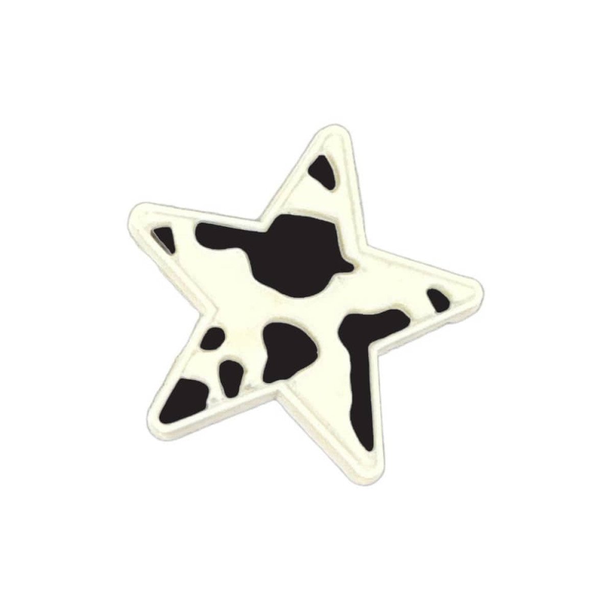 Διακοσμητικό cow print star για crocs