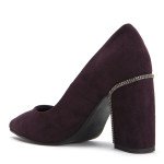 Lily Maroon Suede