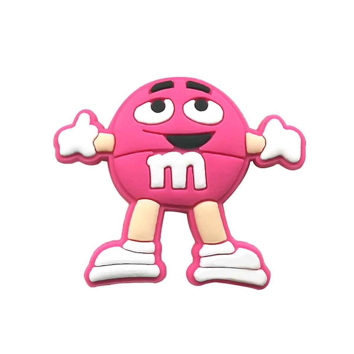 Διακοσμητικό για crocs M&Ms Smiley, φούξια