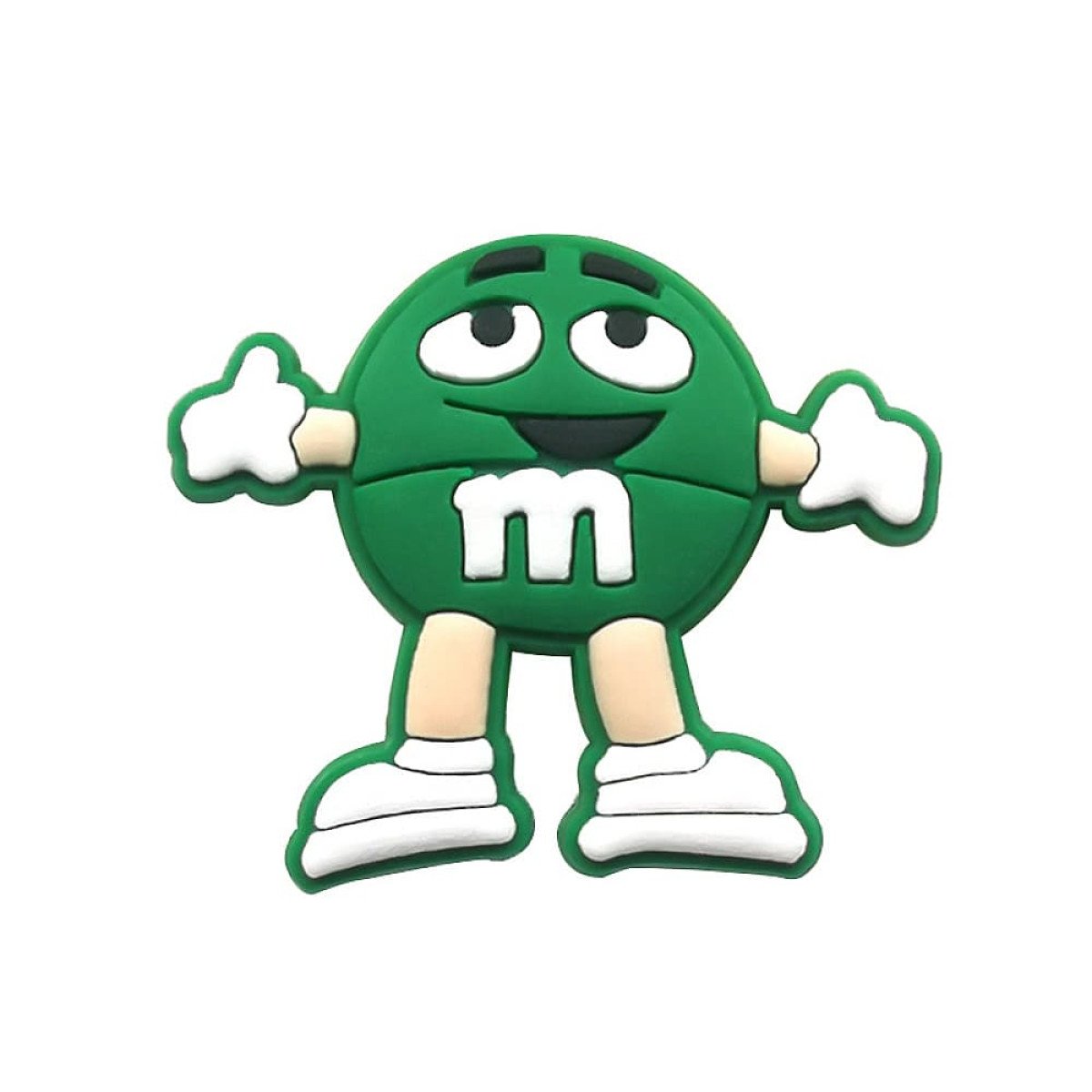 Διακοσμητικό για crocs M&Ms Smiley, πράσινο