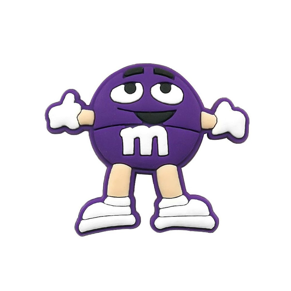 Διακοσμητικό για crocs M&Ms Smiley, μωβ