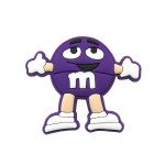 Διακοσμητικό για crocs M&Ms Smiley, μωβ