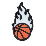 Διακοσμητικό για crocs Flaming Basketball