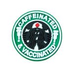 Διακοσμητικό για crocs, caffeinated-vaccinated